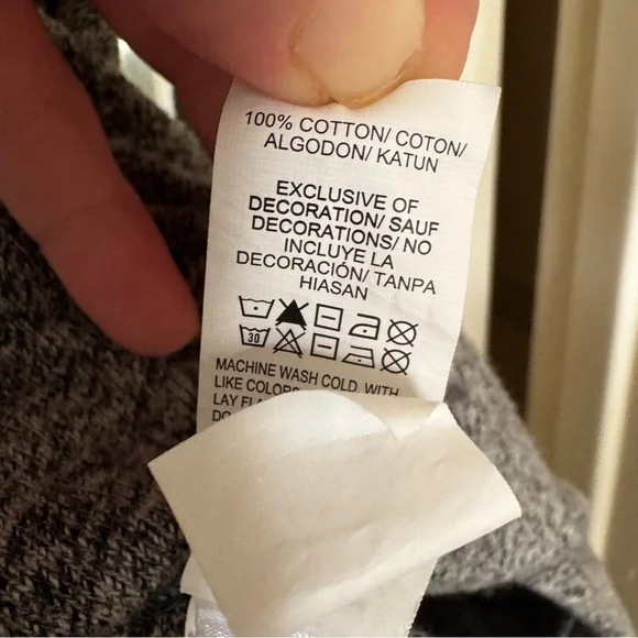 Men’s Lucky Brand Grey Half Zio Pullover Sweater Size Small - Picture 8 of 8